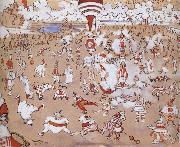 James Ensor White and Red Clowns Evolving oil on canvas